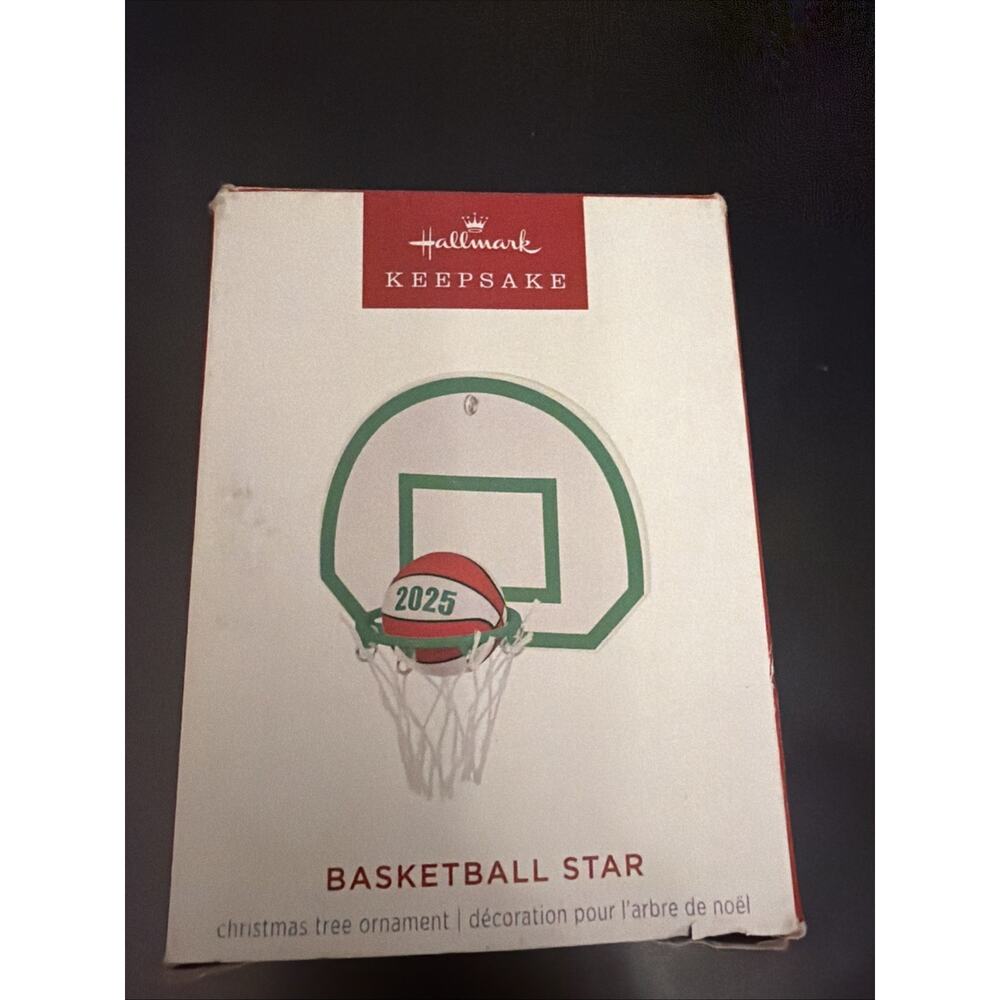 Hallmark Keepsake 2025 Basketball Star Ornament